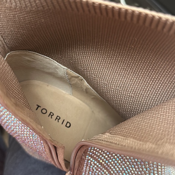 Torrid 11 STRETCH KNIT EMBELLISHED BOOTIE (WW) - Picture 15 of 16